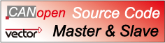 Click here for CANopen Master & Slave Source Code made by Vector