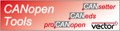 Click here for CANopen Tools made by Vector